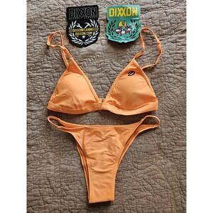 DIXXON Orange Triangle Bikini Set
